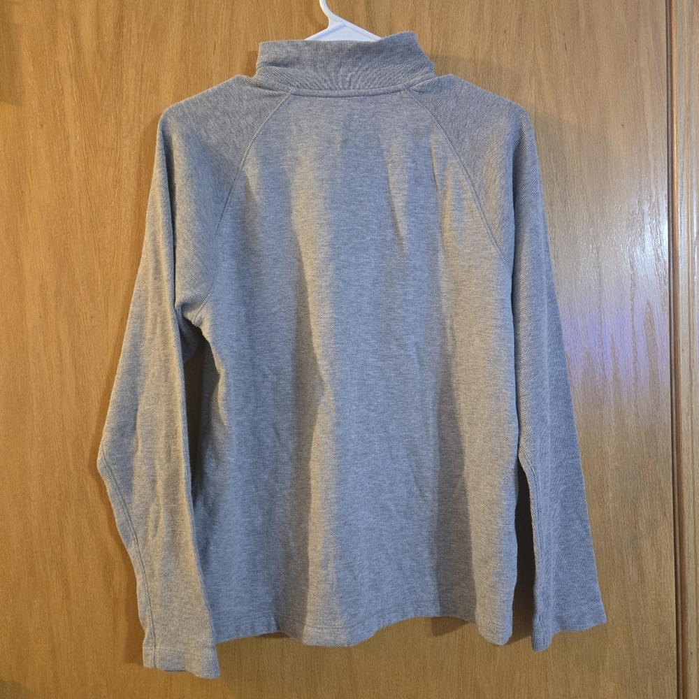 Vince Ribbed Quarter Zip Pullover Top - Picture 2 of 3